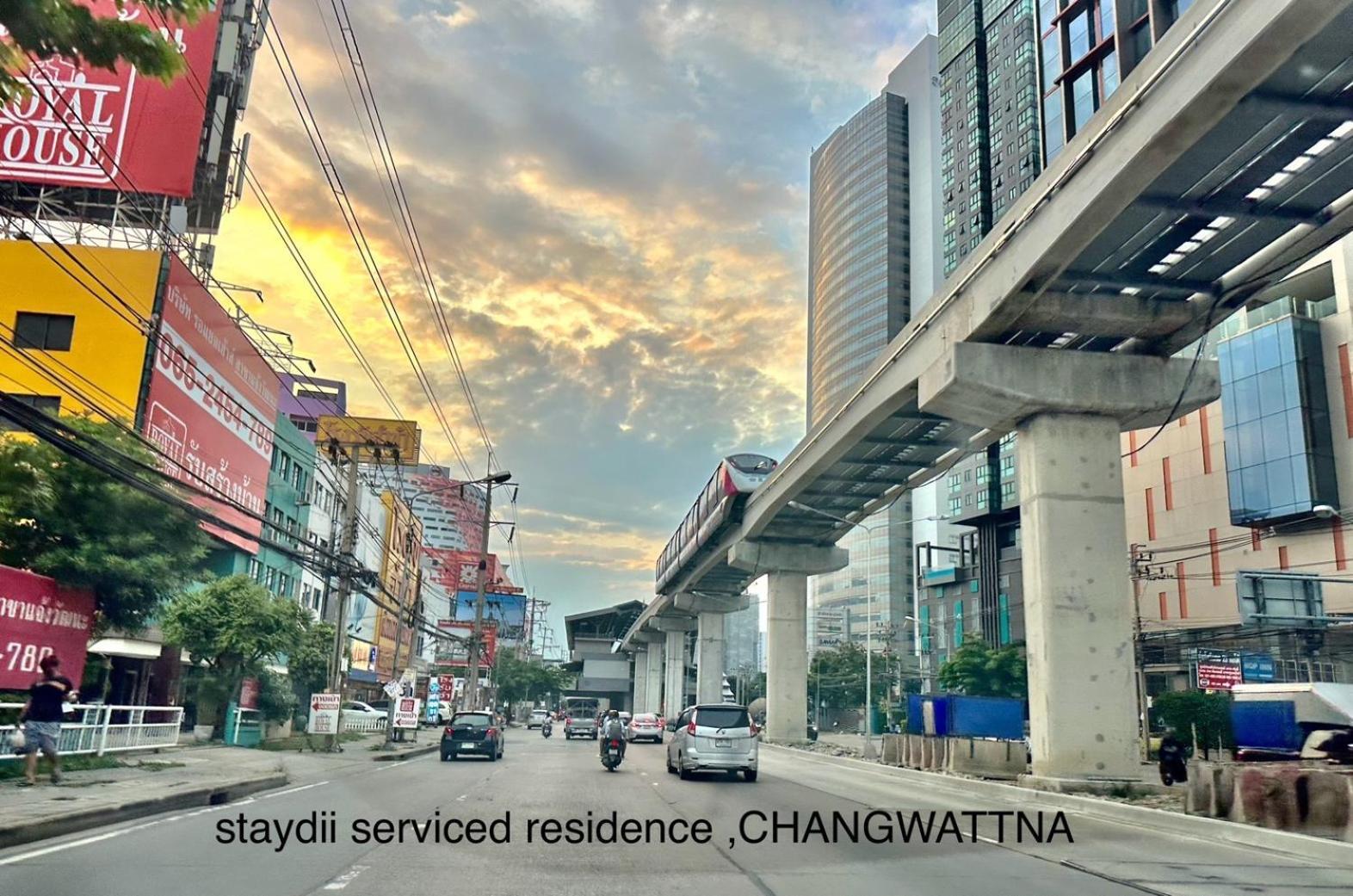 Staydii Serviced Residence Chaengwattana Pak Kret Buitenkant foto